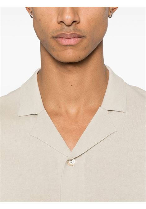 camicia maniche corte in maglia uomo sabbia ASPESI | M084 337101045